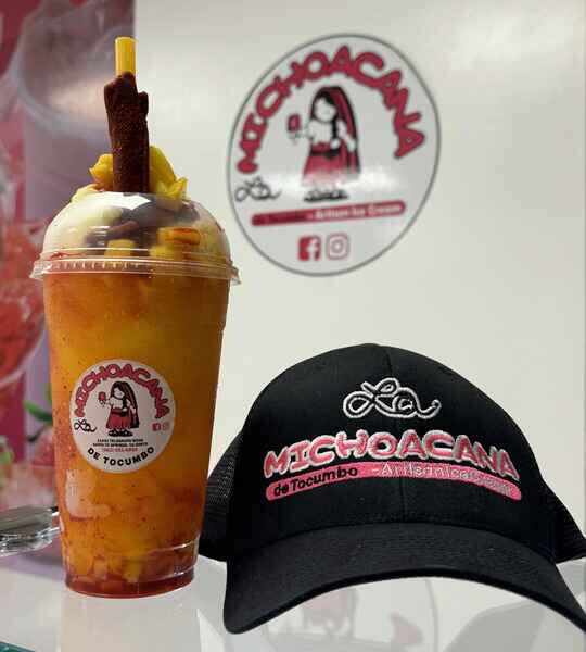 Mangonada Mangonada at La Michoacana de Tocumbo in Santa Fe Springs